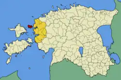 Vormsi Parish within Lääne County.