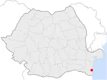 Location of Eforie