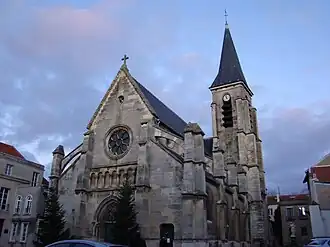 The church of Saint Hermeland of Bagneux