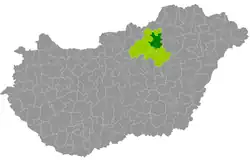 موقعیت ناحیهٔ اگر در نقشه