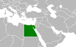 نقشهٔ مکاننمای Egypt و Israel