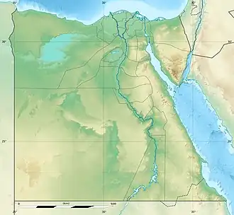ابو مینا در مصر واقع شده