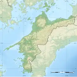 ورزشکاه رؤیایی سرویس آریگاتو در Ehime Prefecture واقع شده