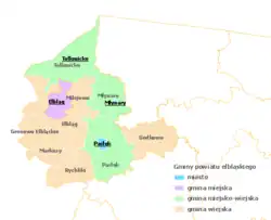 Division into gminas