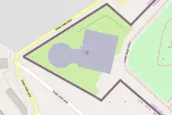 Map showing heliport in Vatican City
