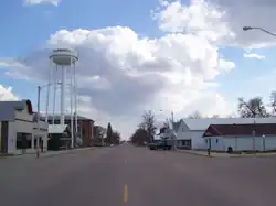 Along Broadway Street, Ellworth's main avenue