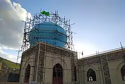 حرم امامزاده سید مرتضی در حال بازسازی