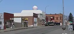 Downtown Emerson: west side of Main Street