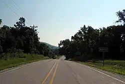 Entrance to Brashears on Highway 16