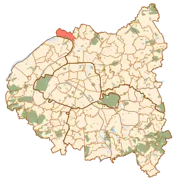 پاریس and inner ring départements