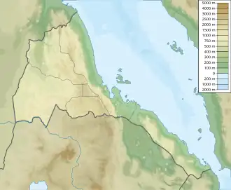 امبا سویرا در اریتره واقع شده