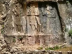 نخستین نقش برجسته در اشکفت سلمان