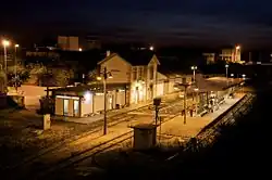 The main railroad station in Águeda