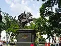 واقع در کاراکاس Plaza Bolívar مجسمه سیمون بولیوار در قصر