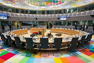 Europa building session room