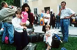 پناهندگان در تراونیک،  ۱۹۹۲-۱۹۹۳.