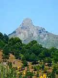 The Rocca Salvatesta face from Fondachelli-Fantina town