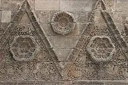 نمای Mshatta (جزئیات)، اواسط قرن هشتم