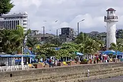 Seaside park near the main tourist jetty