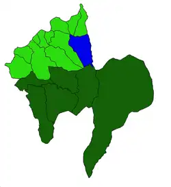Location in the municipality of Melgaço