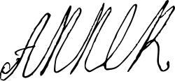امضاء ملکه آن