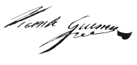 Cursive signature in ink