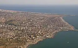 Aerial view of Fiumicino