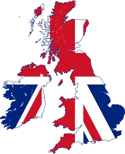 Map of Great Britain in 1720