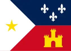 پرچم Acadiana