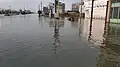یکی از خیابان‌های آق‌قلا در ۱۷ فروردین ۱۳۹۸