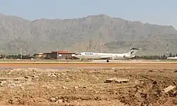 فوکر۱۰۰ ایران ایر فرودگاه بین‌المللی خرم‌آباد
