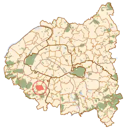 پاریس and inner ring départements