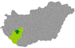 موقعیت ناحیه فونیود در نقشه