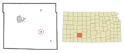 Location of Ford, Kansas