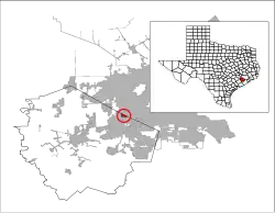 موقعیت Meadows Place, Texas