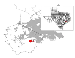 موقعیت Thompsons, Texas