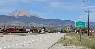Entering from the south