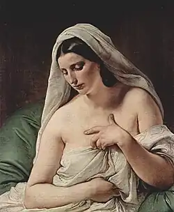 Odalisque (۱۸۶۷)Pinacoteca di Brera, Milan