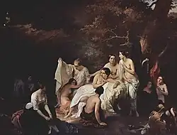 Bath of the نیمف (۱۸۳۱)Private collection, Lugano
