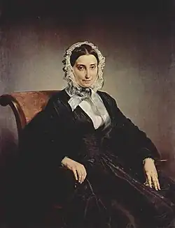 Portrait of Teresa Borri Stampa Manzoni (۱۸۴۷-۱۸۴۸)Pinacoteca Tosio Martinengo, Brescia
