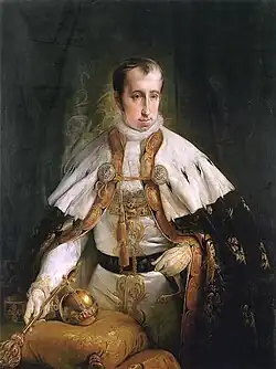 Portrait of the Emperor فردیناند یکم (اتریش) (۱۸۴۰)Museo del Risorgimento, Milan