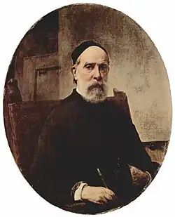 Self-portrait at age 88 (۱۸۷۹)Galleria d'Arte Moderna, Venice