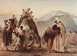 Meeting of یعقوب and عیسو (۱۸۴۴)Pinacoteca Tosio Martinengo, Brescia