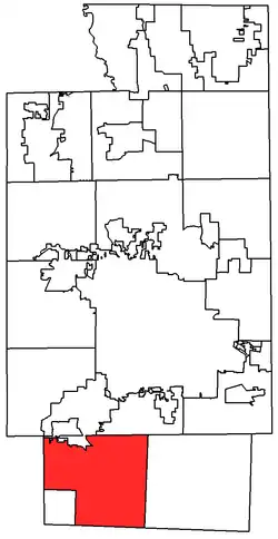 Location within Summit County