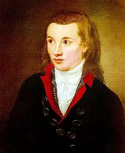 نووالیس (۱۷۹۹)، پرتره توسط Franz Gareis