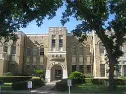 The Frio County Courthouse in Pearsall