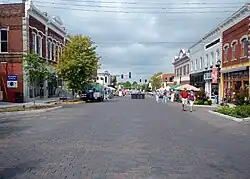 Downtown Rogers during the 2012 Frisco Festival