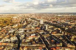 View over the city center in direction to Nuremberg" (تسیندورف)