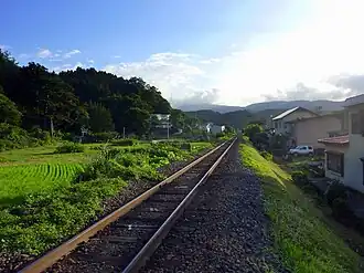 Gono Line near Mutsu-Yanagita Station
