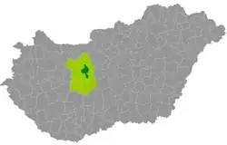 موقعیت ناحیه گاردونی در نقشه